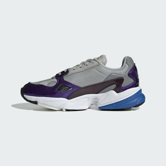 Adidas Originals Women's purple gray Falcon Fashion Walking Shoes DB2689 - Picture 4 of 4
